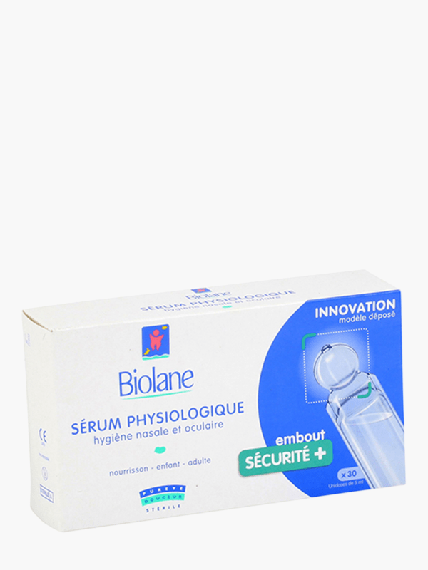 Sérum physiologique Biolane 5ml (x30) commandez en ligne avec Flink !