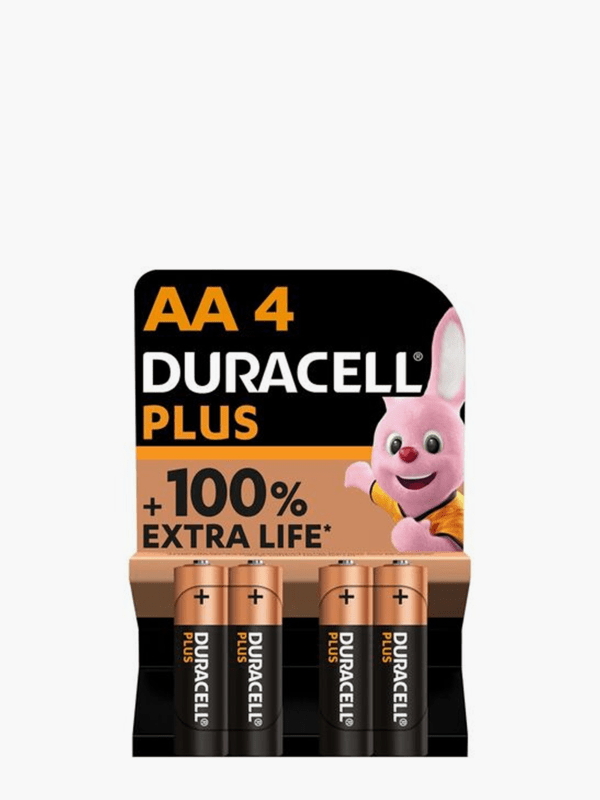 Duracell Plus - Piles AA extra life (x4) commandez en ligne avec Flink !