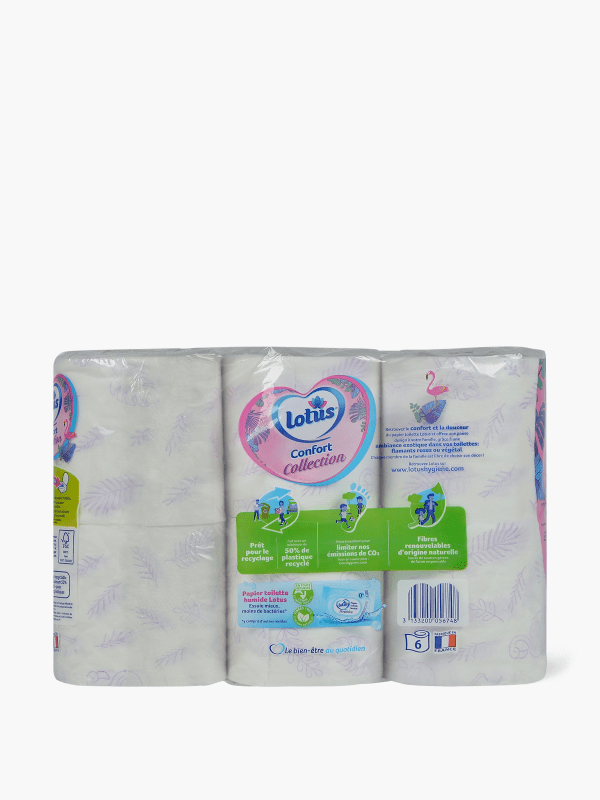 Livraison à domicile Lotus Papier toilette confort sans tube, 6