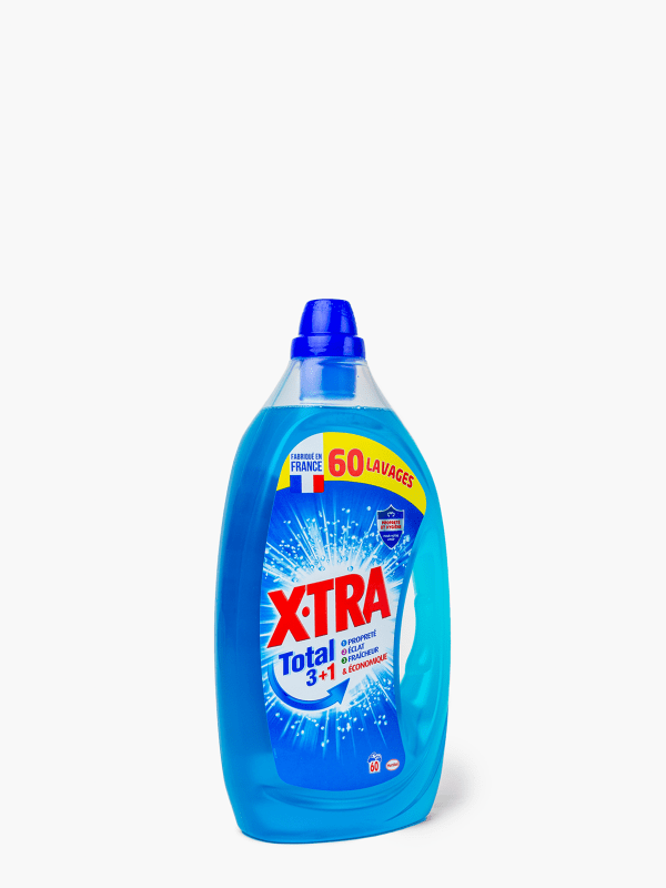 Xtra X TRA LESSIVE LIQUIDE TOTAL 3+1, 2,115L 