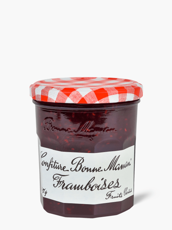 Confiture de framboises intense Bonne Maman 335g sur