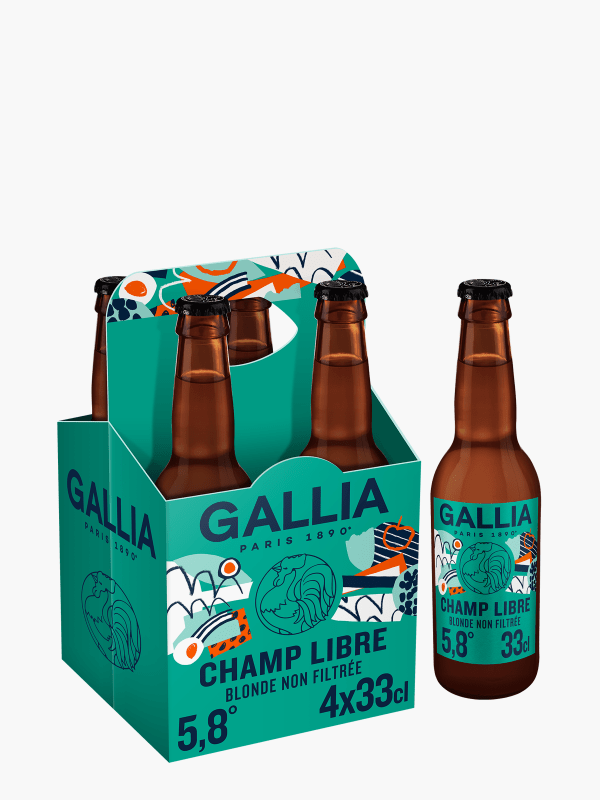 Bière Champ Libre - Brasserie Gallia