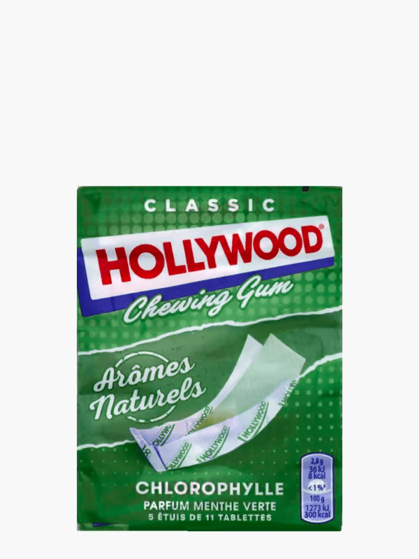 Hollywood Chewing Gum Classic - Parfum Menthol - Arômes Naturels