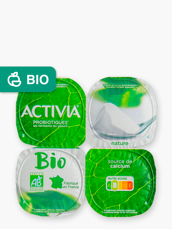 ACTIVIA Probiotiques - Yaourt au bifidus mix&go muesli framboise