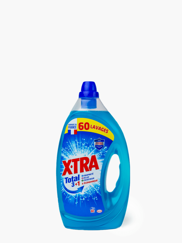 Lessive Liquide Total X-TRA : les 3 bidons de 3L à Prix Carrefour