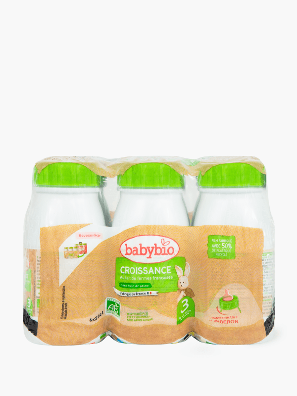 BABYBIO Optima 3 Lait de croissance 3éme âge dès 10 mois 800g pas