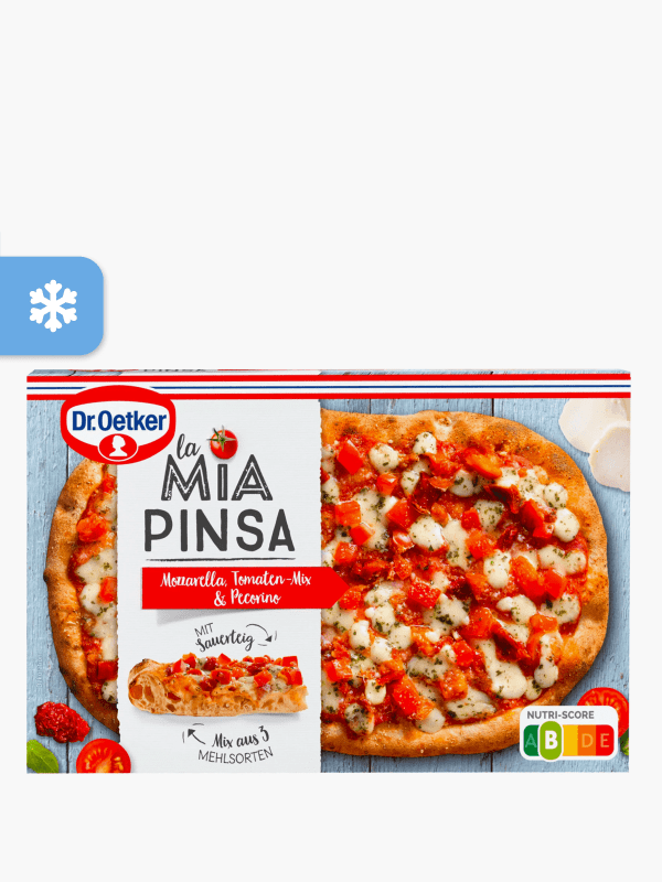 Dr. Oetker La Mia Pinsa Mozzarella, Tomaten-Mix & Pecorino 340g bei Flink  online bestellen!