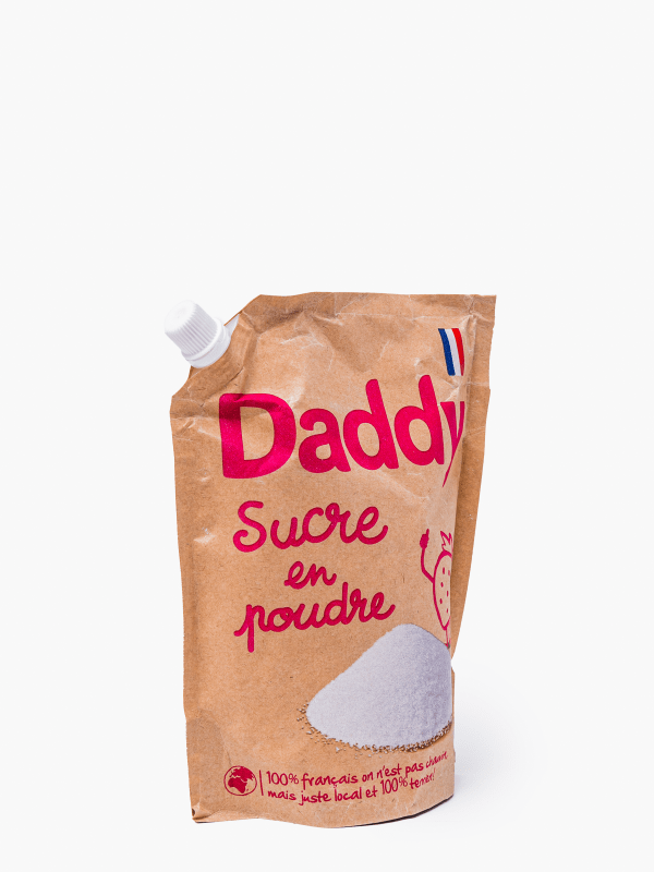 Sucre en poudre DADDY : la boite de 100 bûchettes - 500 g à Prix