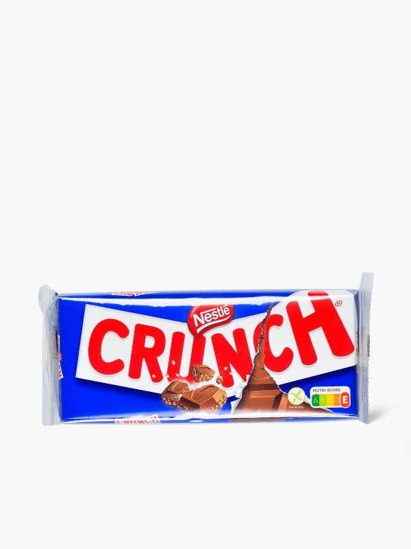 Tablette de chocolat au lait crunch x2 - 100g