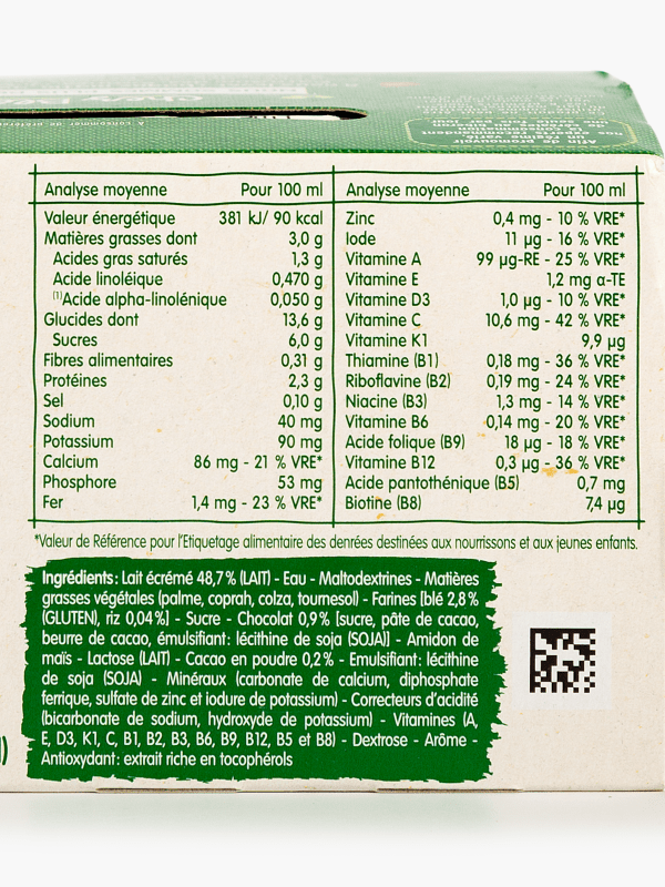 Blédidéj croissance délice chocolaté - dès 12 mois, Blédina(500 ml)