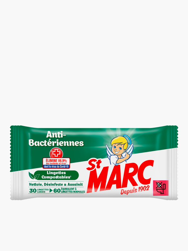 Lingettes désinfectantes surpuissant St MArc - LD Medical