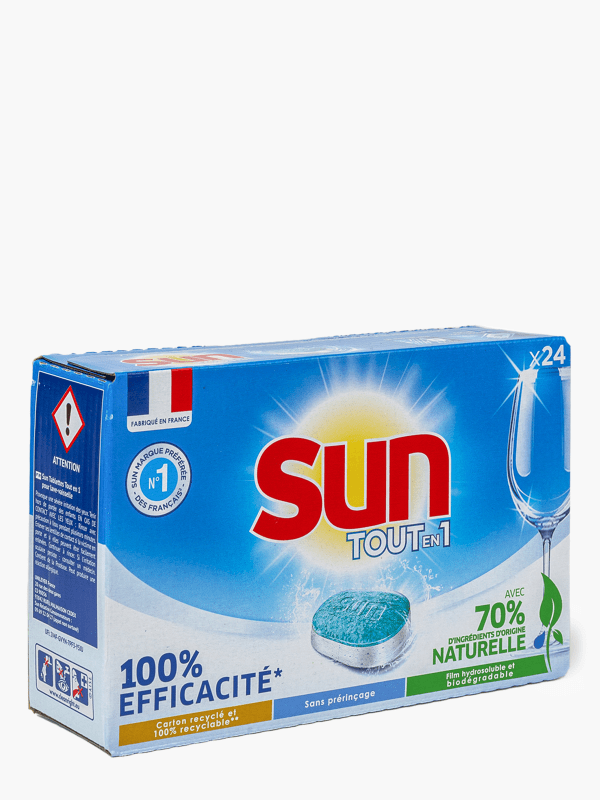 Tablette lave-vaisselle hydrosoluble Sun