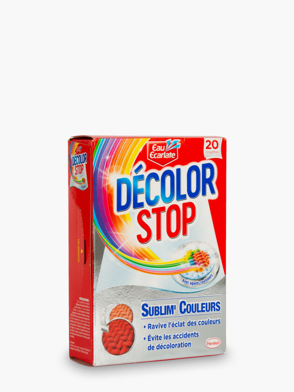 EAU ECARLATE : Décolor Stop - Lingettes raviveur de couleurs