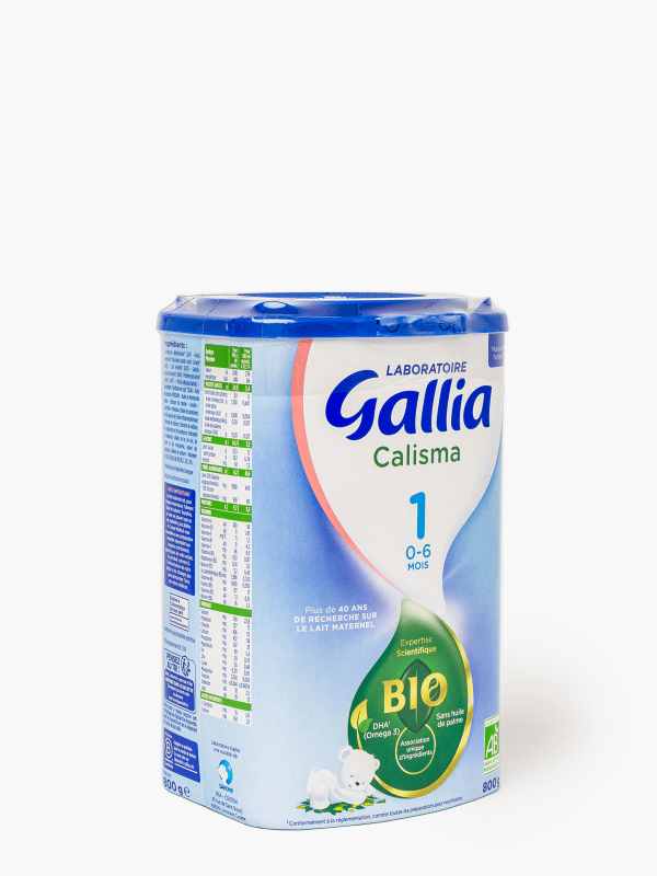 Gallia 1er âge Bio - Lait infantile en poudre de 0 à 6 mois (800g)  commandez en ligne avec Flink !