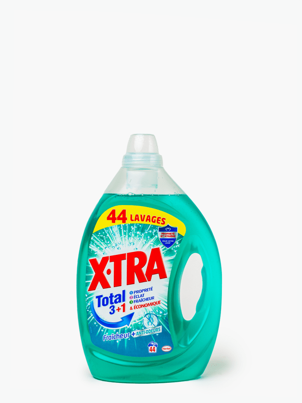 XTRA - Lessive liquide - Fraicheur - 44D - 2,2L