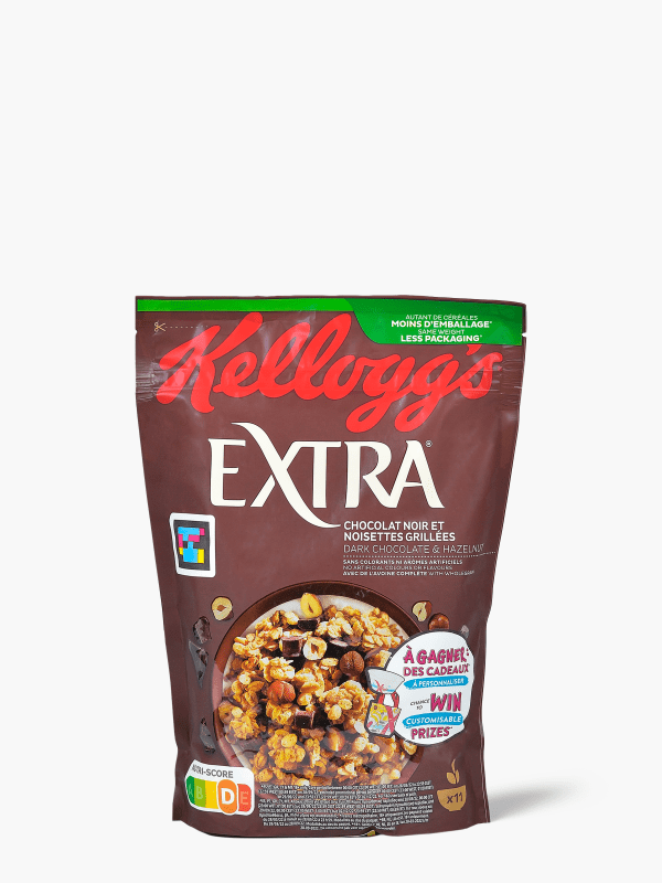 Kellogg's - Muesli Extra chocolat & noisettes (500g) commandez en ligne  avec Flink !