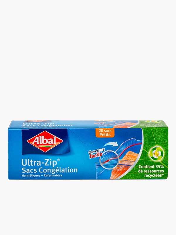 SACS CONGÉLATION ULTRA ZIP 1L X20 - ALBAL