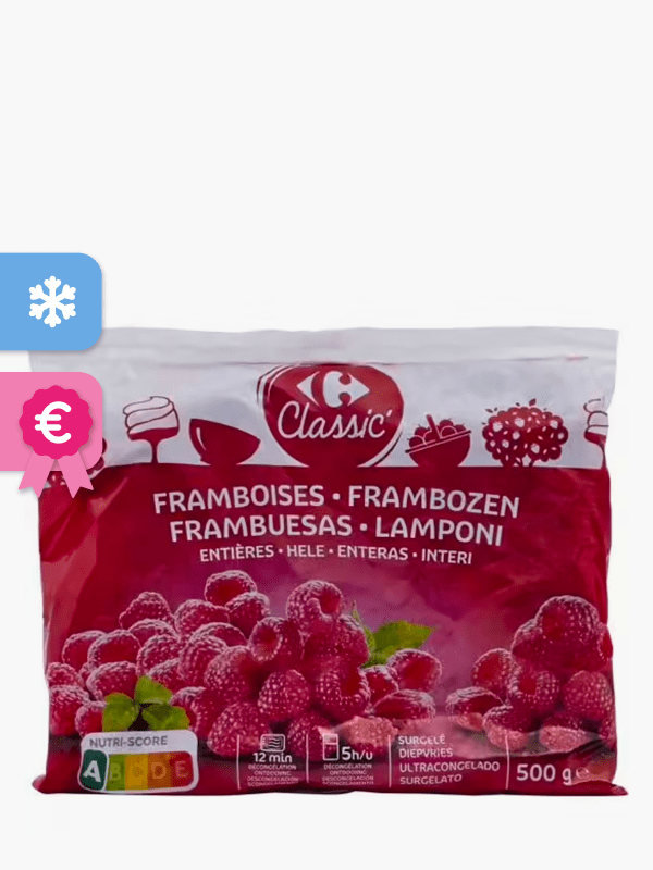 Framboises Séchées Bio De France - 200g - HECOSFAIR : le sachet de 200 g à  Prix Carrefour