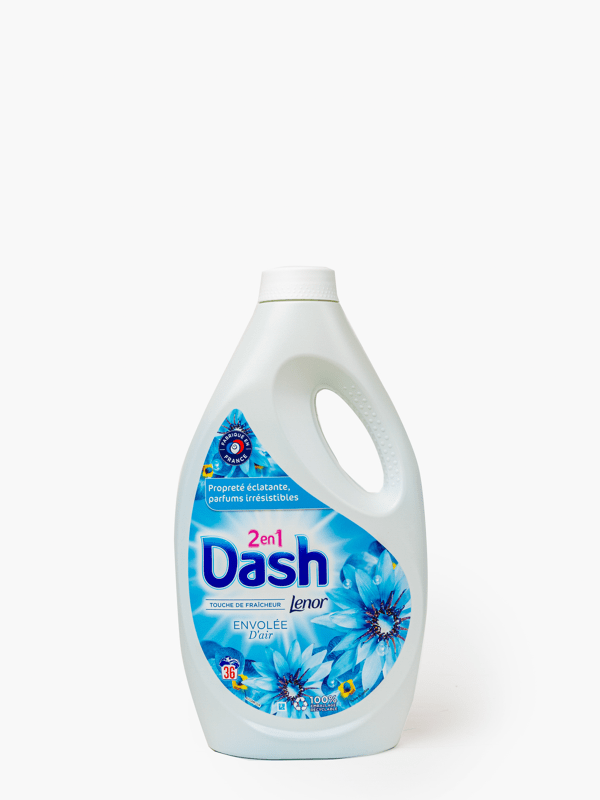 Dash - Lessive liquide 36 doses (1,8L)