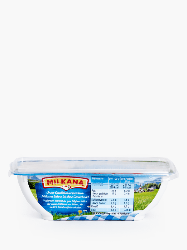 Milkana Schmelzkäse Sahne 50% 190g bei Flink online bestellen!