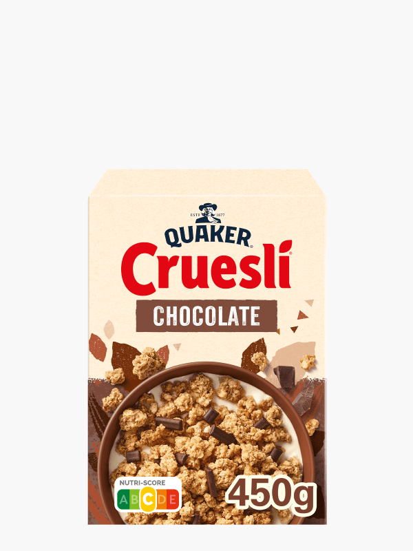 Quaker Cruesli chocolade bestellen