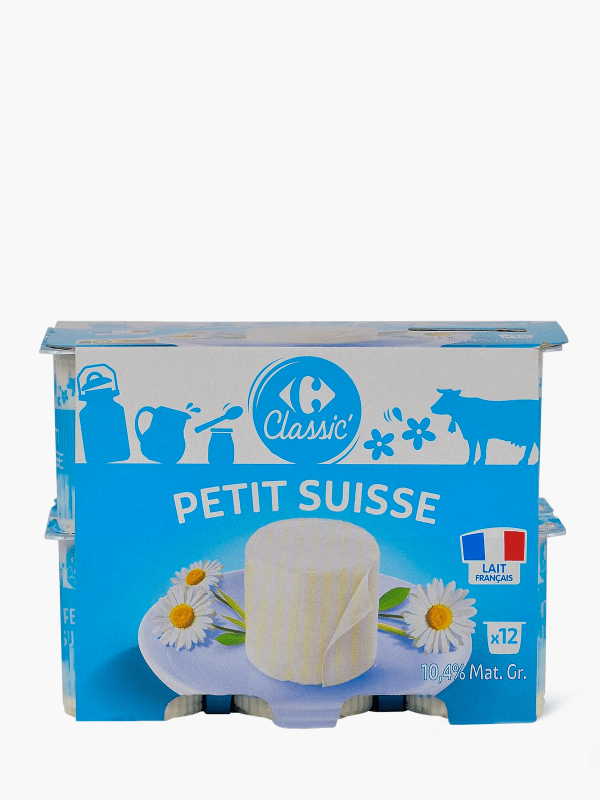 Fromage blanc nature sucré 3% MG CARREFOUR CLASSIC