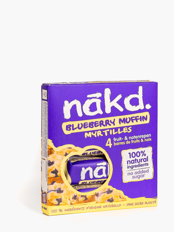 Barres de céréales myrtilles blueberry muffin NAKD