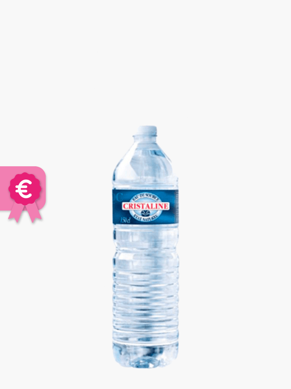 CRISTALINE Eau plate Cristaline, en bouteille, lot de 12 x 1,5 L - Sodas &  Jus de fruitsfavorable à acheter dans notre magasin