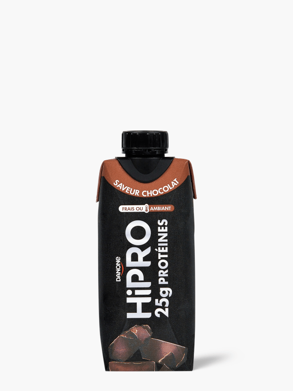 Spécialité laitière à boire hyper protéinée HiPRO Saveur Fraise-Framboise