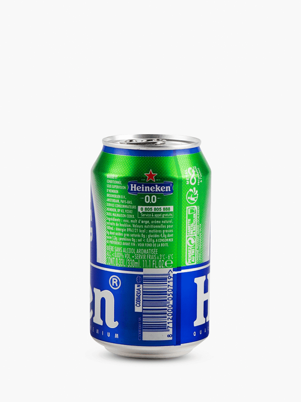 Heineken, Bière sans alcool 0.0, 33cl