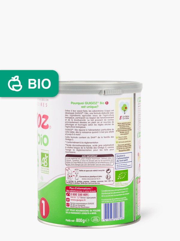 Guigoz bio 3eme âge 800g