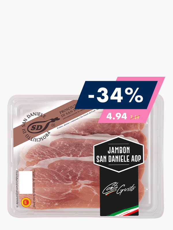 90G Jambon Cru 3 Tranches Aoste