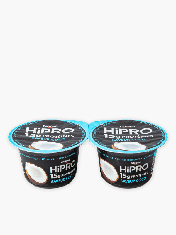 HiPRO - Yaourt coco protéiné 0% (2x160g) commandez en ligne avec Flink !