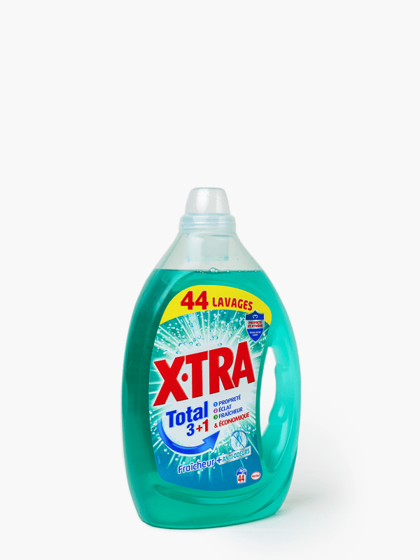 XTRA - Lessive liquide - Fraicheur - 44D - 2,2L