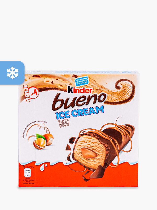 Barre chocolatée au chocolat au lait Kinder Bueno 6x2 - 258g