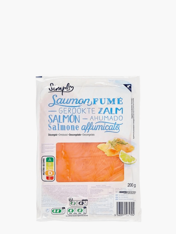 Saumon Atlantique fumé 600/900G sans intercalaire - Viande et Volaille