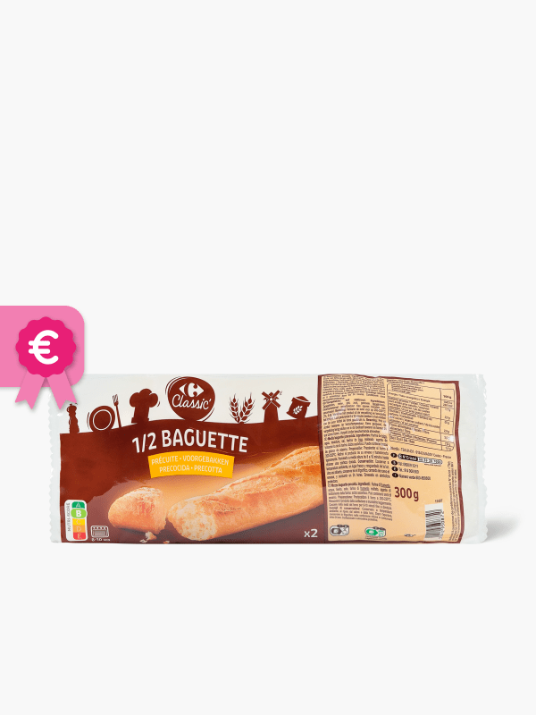 Baguettes : le lot de 5 à Prix Carrefour