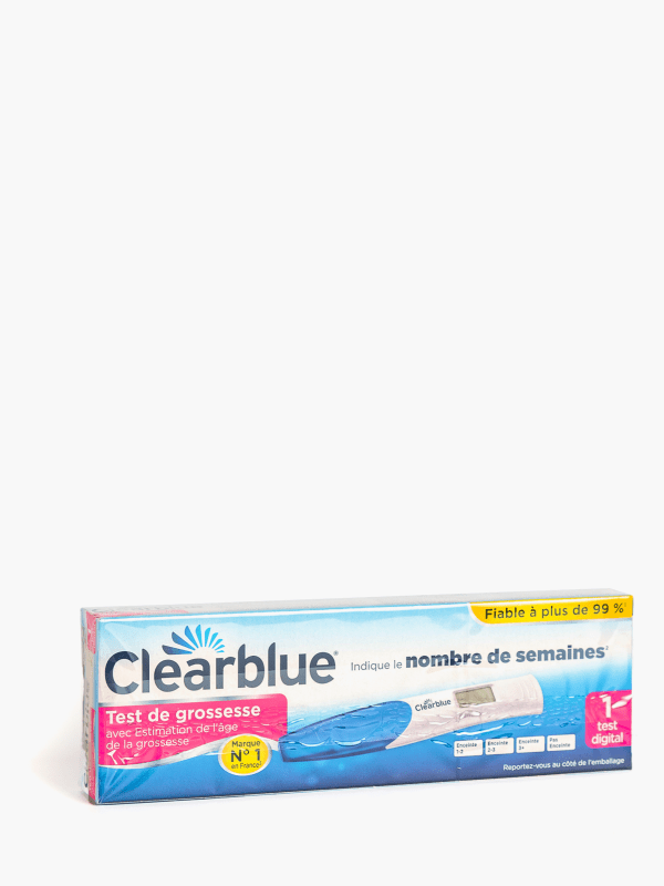 Clearblue test de grossesse digital avec estimation de l'âge