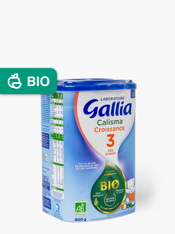 Gallia 3ème âge Bio - Lait infantile en poudre dès 10 mois (800g) commandez  en ligne avec Flink !