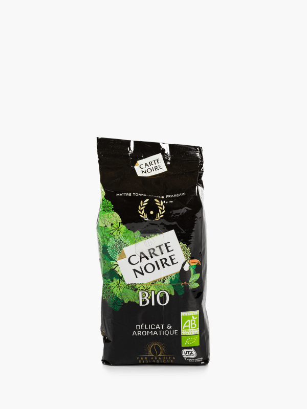 Carte Noire - Café moulu Bio en grains pur Arabica (250g