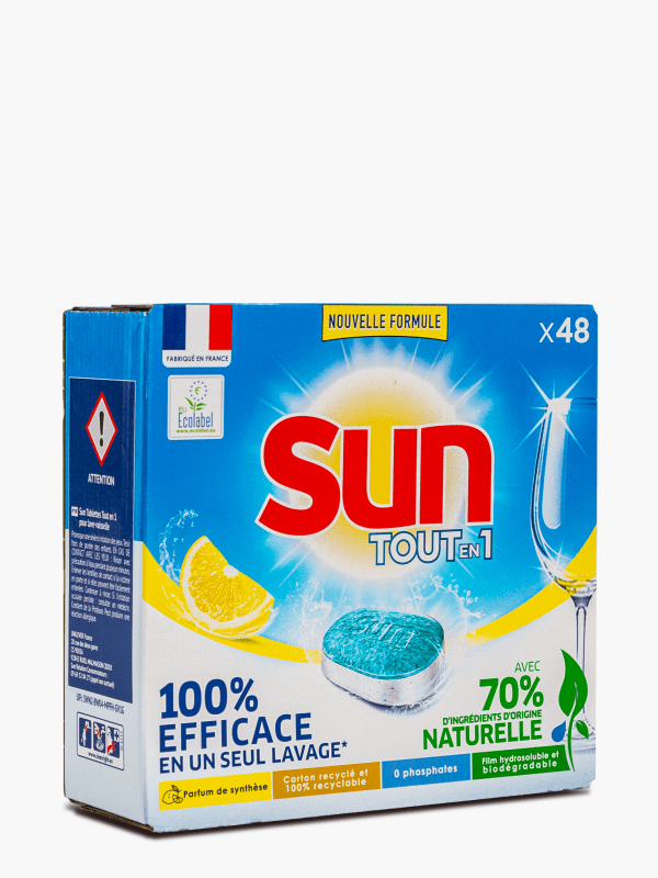 Sun - Tablettes lave-vaisselle (x48) commandez en ligne avec Flink !
