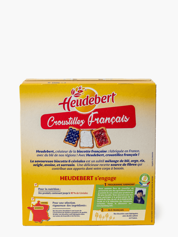 Heudebert Biscottes Complètes - 300 g