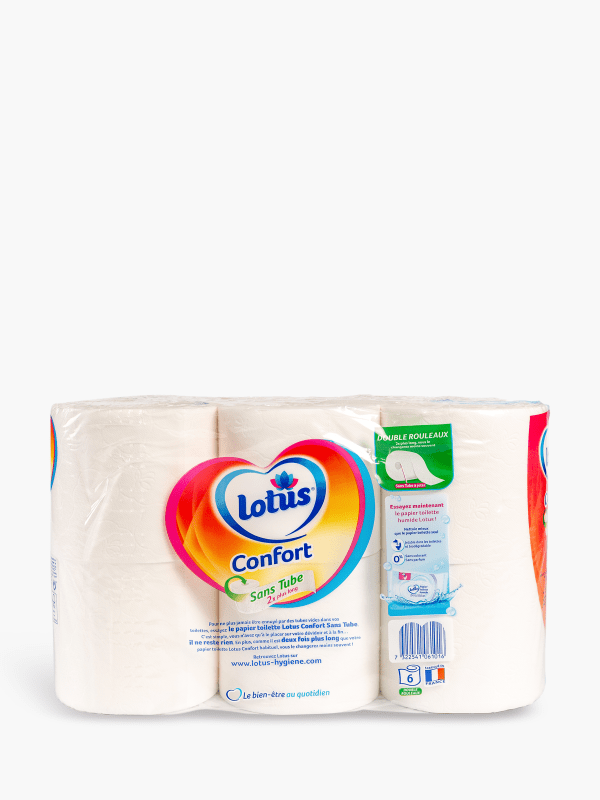 Lotus - Papier toilette Confort (x6) commandez en ligne avec Flink !