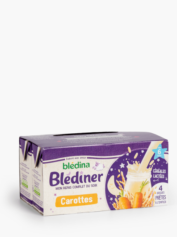 Lait bébé Blédîner 4 les 6 briques de 250 ml Contenu