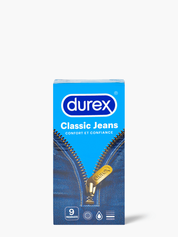 Durex - Préservatifs Classic Jeans (x9)