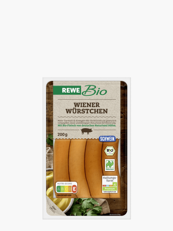 Rewe Bio Wiener Würstchen 200g