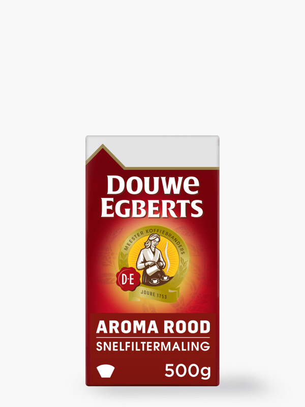 Douwe Egberts Aroma Rood Koffie Maling 500g bestellen!