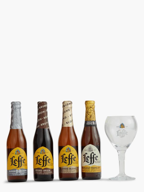 Overvloedig Binnenshuis Afm Leffe Giftset Met Glas 4x0,33ml online bestellen! | Flink