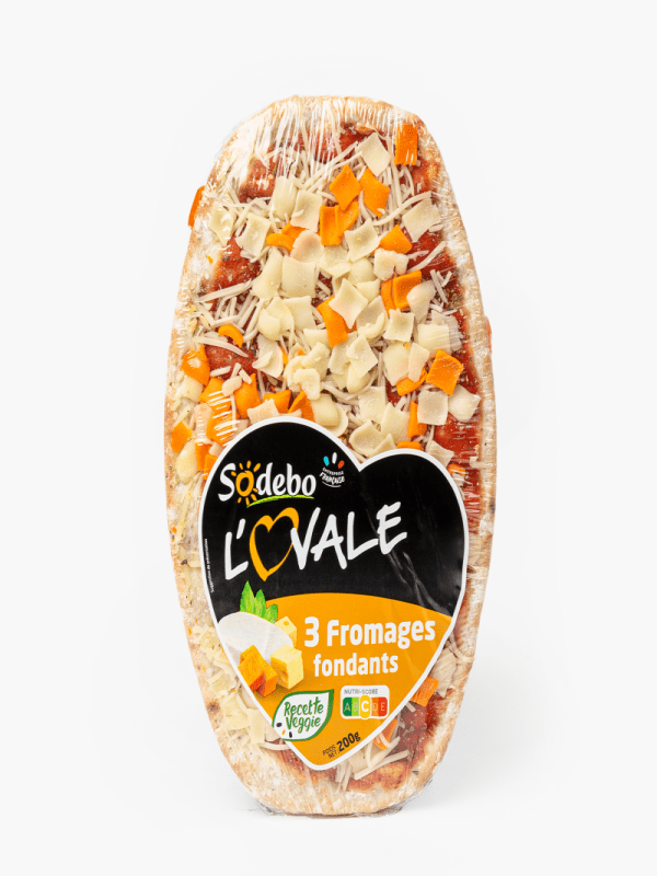 Sodebo - Pizza l'ovale 3 fromages (200g)