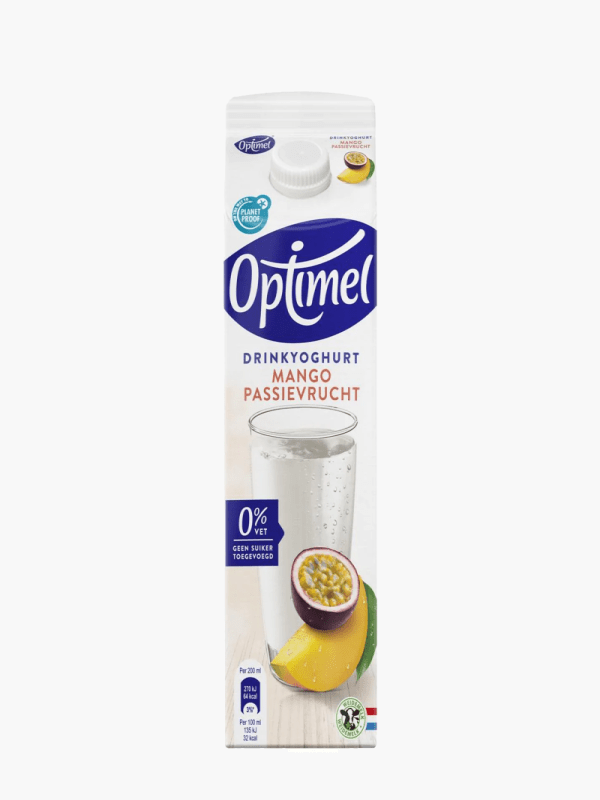 Optimel Drinkyoghurt mango & passievrucht 1L